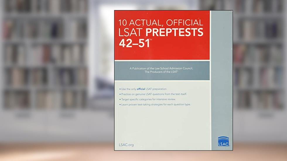 10 Actual, Official LSAT PrepTests 42-51: (PrepTests 42-51), written by Law School Admission Council