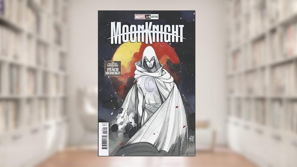 Moon Knight #18 Peach Momoko Variant Cover with Rated Comics Acrylic Backer, written by Jed MacKay