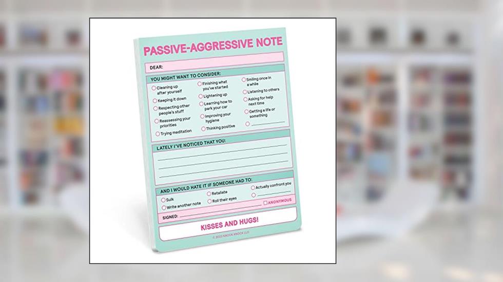 Knock Knock Passive Aggressive Nifty Note (Second Edition) (Knock Knock Nifty Notes), written by Knock Knock