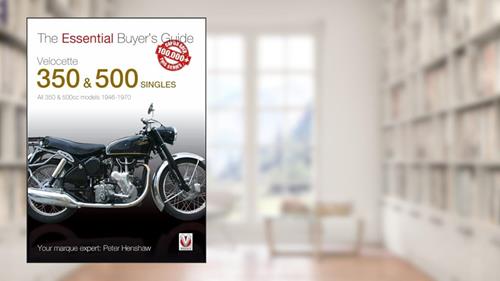 Cover from Velocette 350 & 500 Singles 1946 to 1970 (Essential Buyer's Guide), written by Peter Henshaw