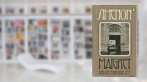 Cover from Maigret and the Enigmatic Lett, written by Georges Simenon