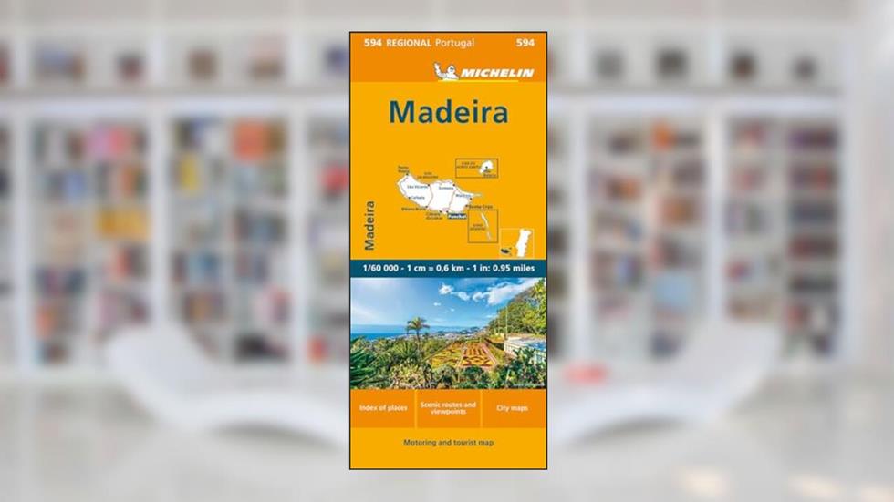 Michelin Portugal, Madeira Road and Tourist Map, written by Michelin Travel Publications