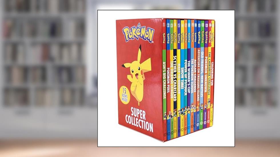 Pokemon Super Collection Series Books 1-15 Box Set, written by Pokémon