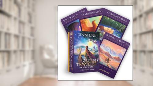 Cover from Sacred Traveler Oracle Cards: A 52-Card Deck and Guidebook, written by Denise Linn