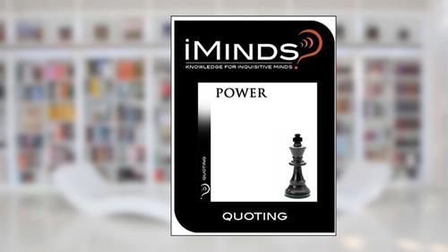 Cover from Quoting: Power, written by iMinds
