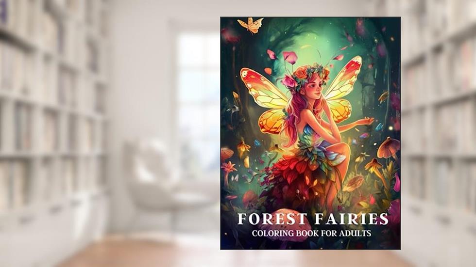 Forest Fairies Coloring Book For Adults: Magical fairies coloring book for Relaxation and Mindfulness | Flower Designs, written by Irik Inventor