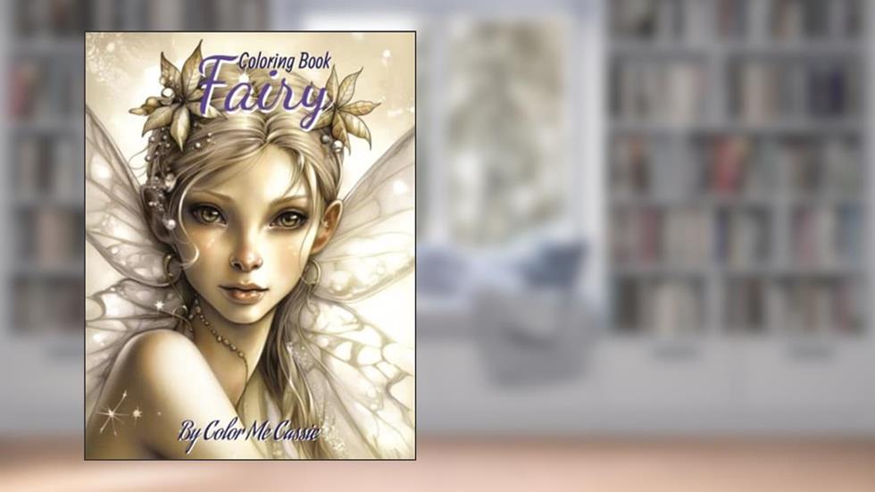 Fairies: A Coloring Book for adults with 55 beautiful images of fairies in their natural habitat., written by Color  Me Cassie
