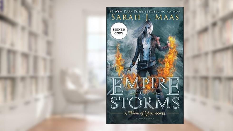 Empire of Storms - Signed / Autographed Copy, written by Sarah J. Maas