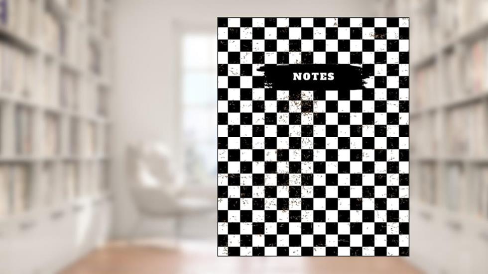 CHECKERED NOTEBOOK | trendy, black and white, checkered, notebook, journal, stationary, written by DESTINEE NICOLE PIZANO