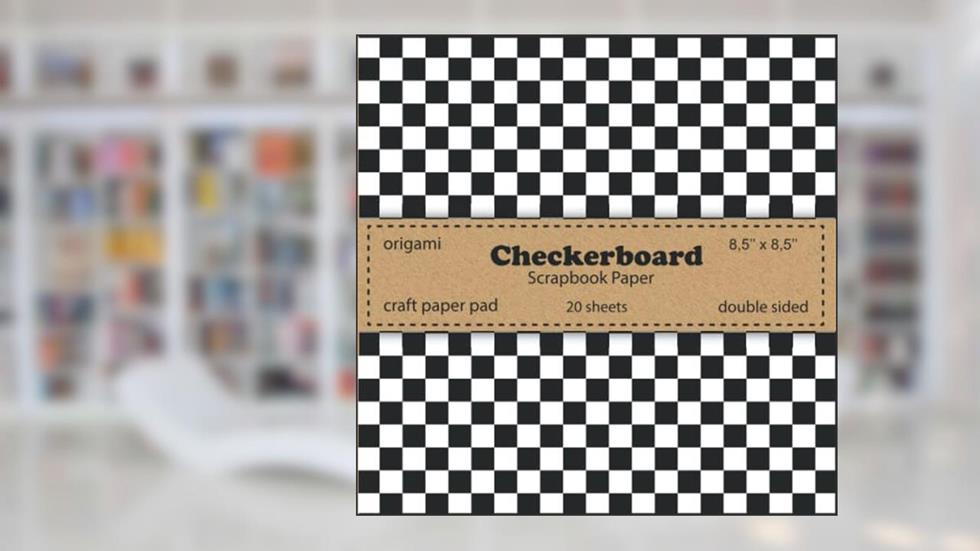 Checkerboard Scrapbook Paper: Craft paper pad | Paper Arts, Origami, Scrapbooking, Decoupage, DIY Crafts, Stationery Making, written by Sabina Hasan