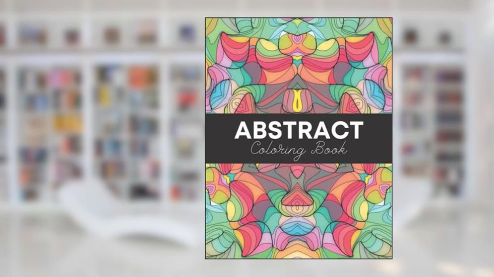 50 Uniqe Abstract Design Adults Coloring Book: Stress Relief Activity Book - One Sided 100 Pages, written by HYGE Press