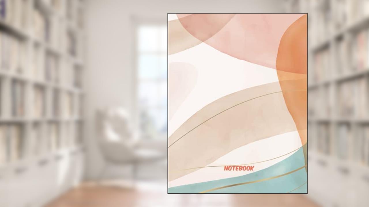Notebook: College Ruled Notebook, Composition Notebook, Wide Ruled Paper,150 Pages, Large 8.5"x11", Pastel Colors, Minimalist Design, written by C.D.K. Publishing