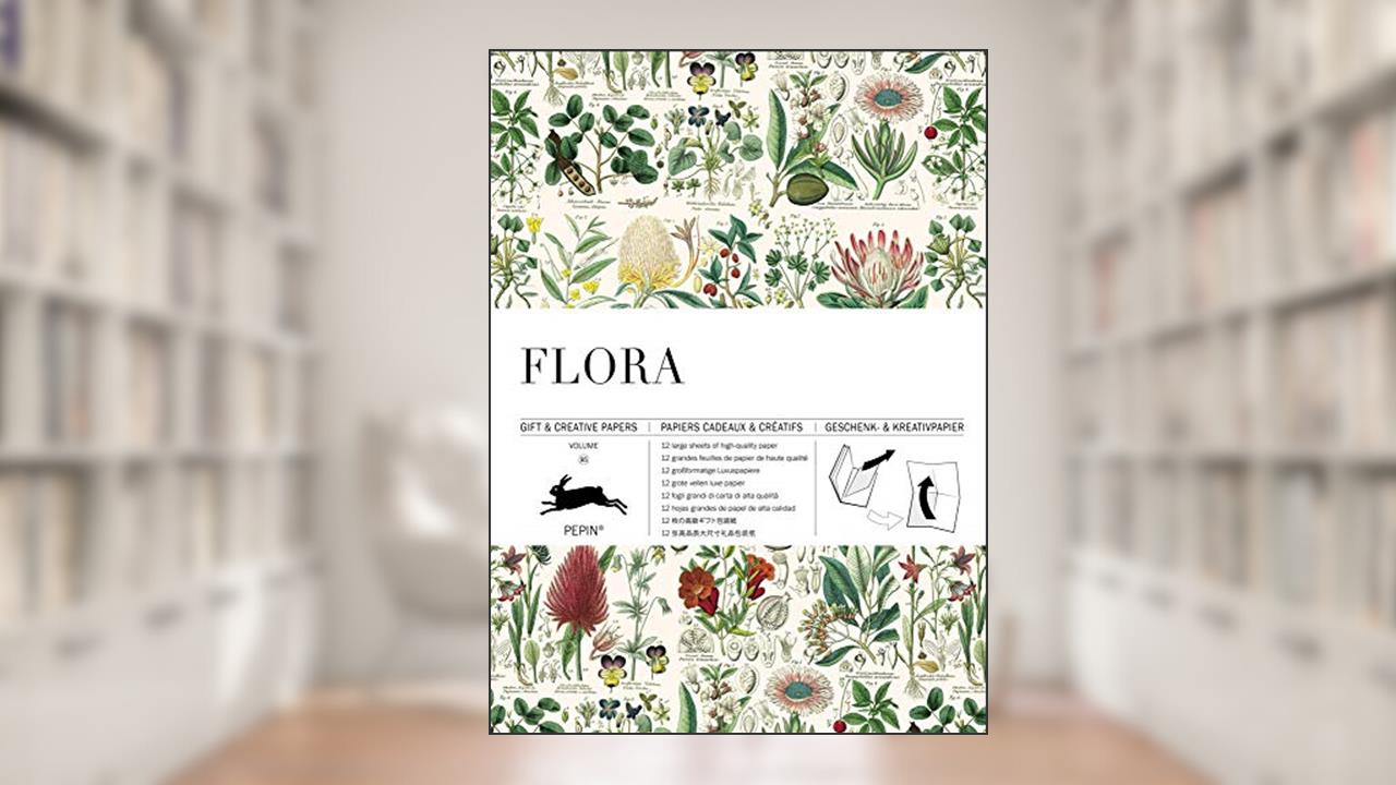 Flora: Gift & Creative Paper Book Vol.85 (Multilingual Edition) (English, Spanish, French and German Edition), written by Pepin Van Roojen (author)