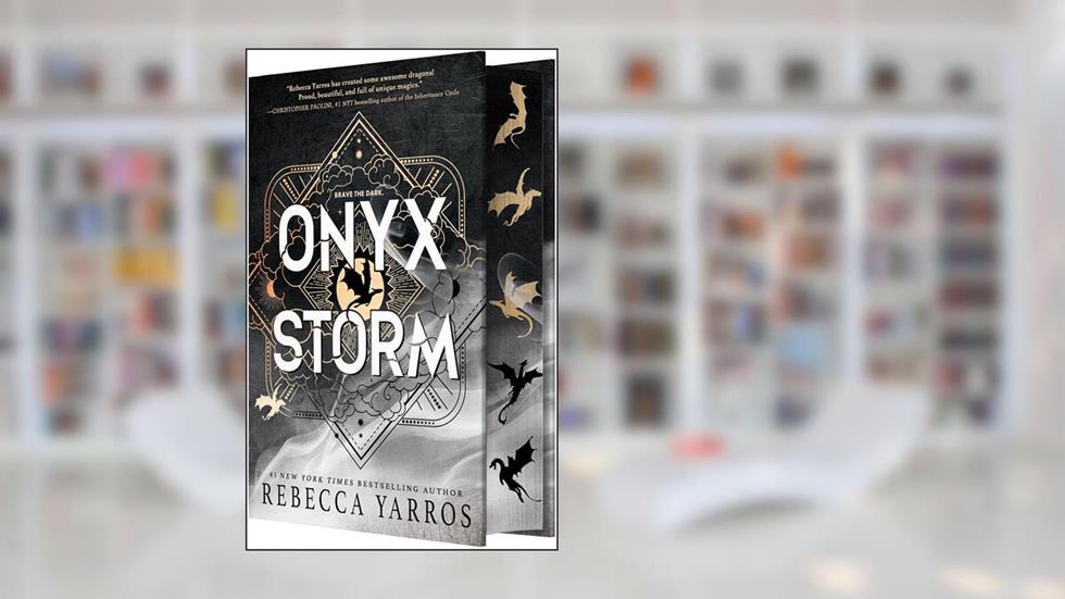 Onyx Storm, written by Rebecca Yarros