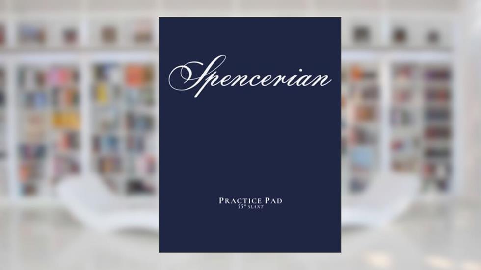 Spencerian Practice Pad 55° Slant: Slant Angle Lined Guide Writing Paper for Calligraphy / Cursive Writing Exercise and Penmanship Practice, written by Zarifah Zanon