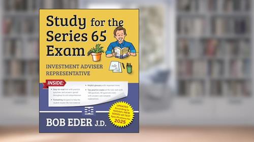 Cover from Study for the Series 65 Exam, written by Bob Eder