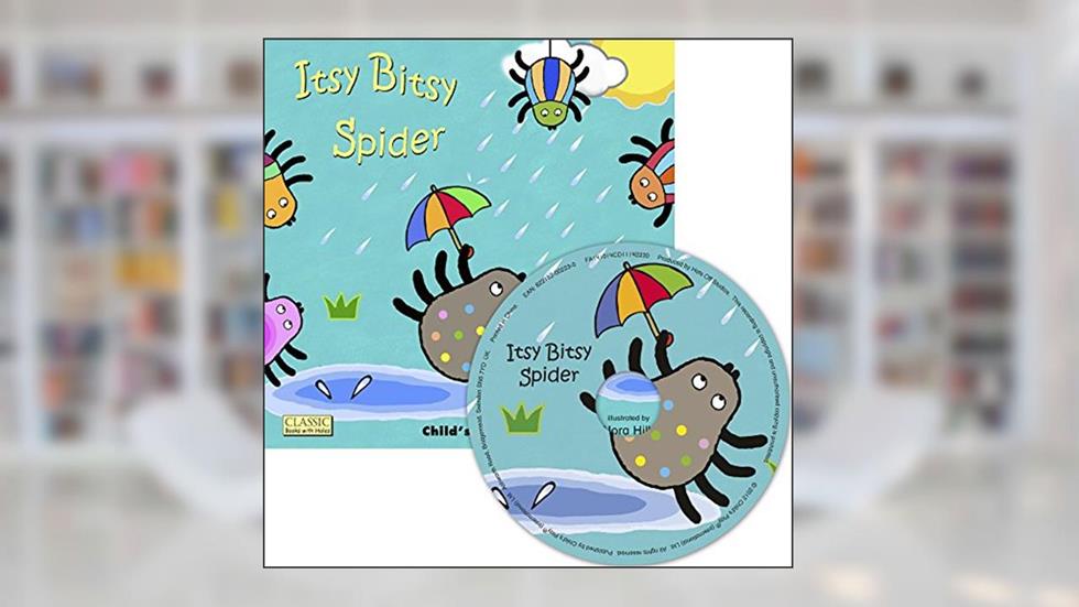Itsy Bitsy Spider (Classic Books with Holes 8x8 with CD), written by Nora Hilb; Child's Play