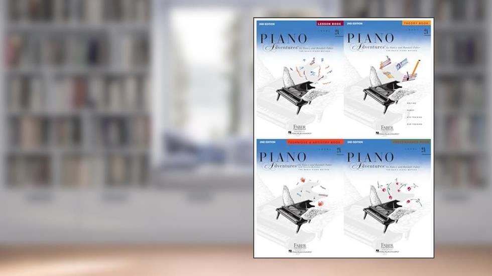 Faber Piano Adventures Level 2A Set (4 Books) 2nd Edition - Lesson, Theory, Technique & Artistry, Performance, written by Nancy Faber; Randall Faber