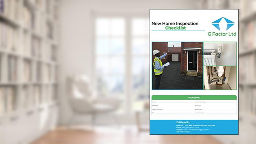 New Home Inspection Checklists: Comprehensive Snagging list for New Home Buyers, written by Godson Akinsanya