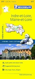 Read Michelin FRANCE: Indre-et-Loire, Maine-et-Loire Map 317 (Maps/Local (Michelin)), written by Michelin