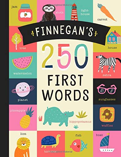 Read Finnegan's 250 First Words: A Personalized Book of Words Just for Finnegan! (Personalized Children's Book Gift), written by Miles Tucker