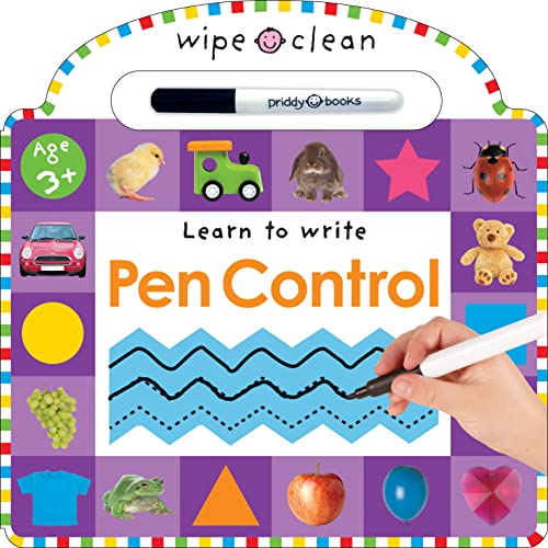 Read Wipe Clean: Pen Control: An introduction to pen control with activties to do again and again! (Wipe Clean Learning Books), written by Roger Priddy