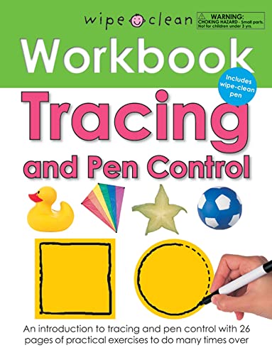 Read Wipe Clean Workbook Tracing and Pen Control: Includes Wipe-Clean Pen (Wipe Clean Learning Books), written by Roger Priddy