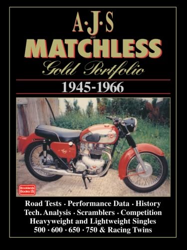 Read AJS and Matchless Gold Portfolio 1945-1966, written by Brooklands Books Ltd.