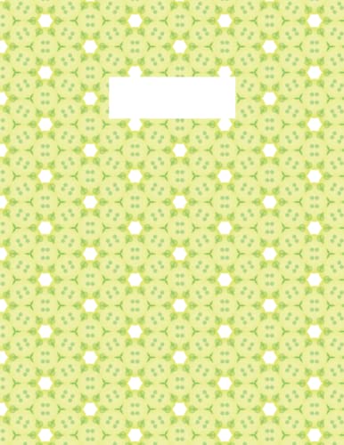 Read Geometric Pattern Coloring Green Notebook: 8.5" x 11" Ruled_Lined Journal, written by Jelly mi