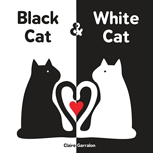 Read Black Cat & White Cat: A High Contrast Sensory Board Book About Opposites For Newborns and Babies, written by Claire Garralon