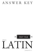 Read Henle Latin First Year Answer Key, written by Robert J. Henle