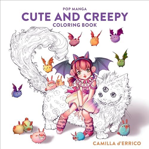 Read Pop Manga Cute and Creepy Coloring Book, written by Camilla d'Errico