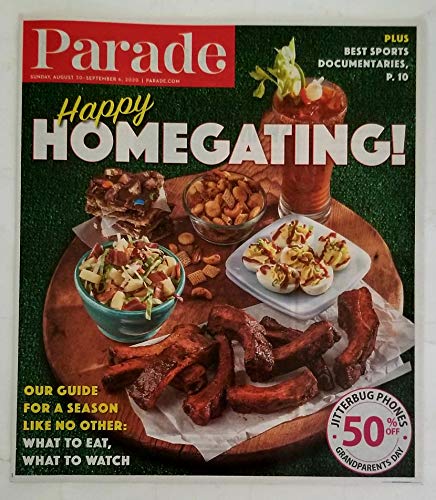 Read Parade Magazine - August 30 - September 6, 2020 - Happy Homegating!, written by Alison Ashton