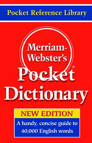 Read Merriam-Webster's Pocket Dictionary, Kindle Edition, written by Merriam-Webster