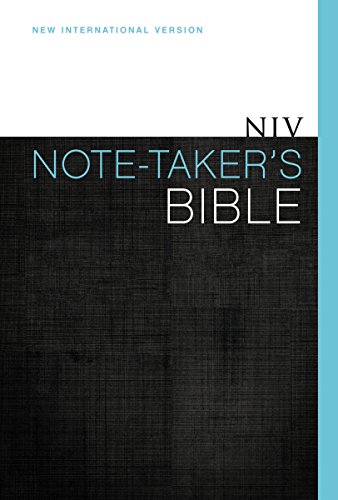 Read NIV, Note-Taker's Bible, Hardcover, written by Zondervan