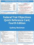 Read Federal Trial Objections Reference Card (Nita), written by Sydney A. Beckman