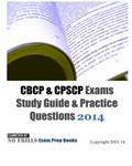 Read CBCP & CPSCP Exams Study Guide & Practice Questions 2014, written by ExamREVIEW