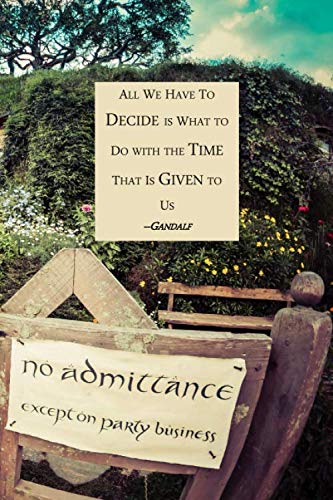 Read All We Have To Decide Is What To Do With The Time That Is Given To Us - Gandalf Journal: Journal - 6 x 9 inch - Paperback - 300 Pages, written by Nikki Lynne