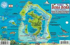 Bora Bora Map & Guide to the Polynesian Reef Waterproof Fish Card, written by Franko Maps Ltd.