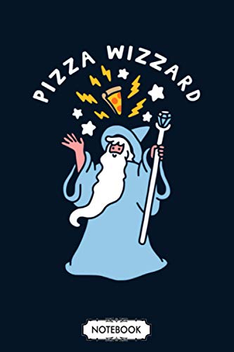 Read Magical Pizza Wizzard Notebook: Diary, Planner, Journal, 6x9 120 Pages, Lined College Ruled Paper, Matte Finish Cover, written by David Mikhael