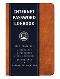 Read Internet Password Logbook (Cognac Leatherette): Keep track of: usernames, passwords, web addresses in one easy & organized location, written by Editors of Rock Point