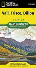 Read Vail, Frisco, Dillon Map (National Geographic Trails Illustrated Map, 108), written by National Geographic Maps - Trails Illustrated