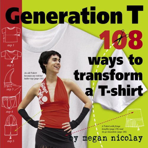 Read Generation T: 108 Ways to Transform a T-Shirt, written by Megan Nicolay