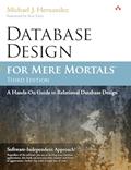 Read Database Design for Mere Mortals: A Hands-On Guide to Relational Database Design, written by Hernandez Michael J.