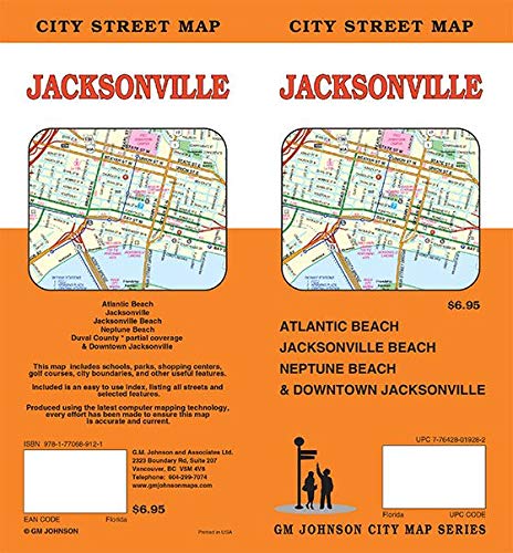 Read Jacksonville, Florida Street Map, written by GM Johnson