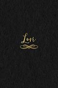 Read Lori: Personalized Journal to Write In | Black Gold Custom Name Line Notebook, written by Jessica Ashley