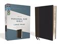 Read NIV, Personal Size Bible, Large Print, Leathersoft, Black, Red Letter, Comfort Print, written by Zondervan