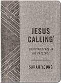 Read Jesus Calling, Textured Gray Leathersoft, with Full Scriptures: Enjoying Peace in His Presence (A 365-Day Devotional), written by Sarah Young Read Jesus Calling, Textured Gray Leathersoft, with Full Scriptures: Enjoying Peace in His Presence (A 365-Day Devotional), written by Sarah Young