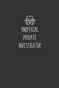 Read Unofficial Private Investigator: Blank Lined Journal, written by Bricklane Stationary