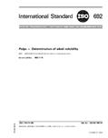 Read ISO 692:1982, Pulps -- Determination of alkali solubility, written by International Organization for Standardization